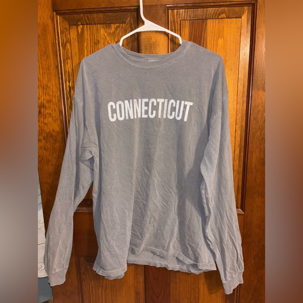 Connecticut longsleeve in grey by Comfort Colors XL
